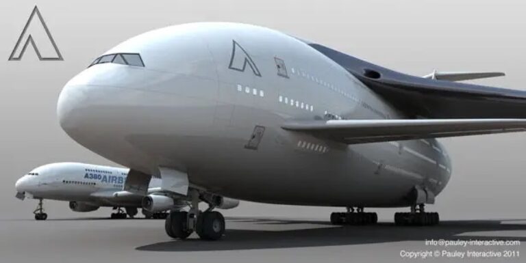 Реальный наследник «Мрии». Гигантский транспортный самолёт Monster Jumbo Aircraft от инженера Филиппа Поли