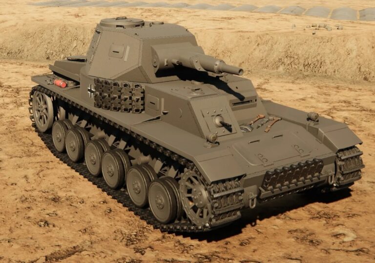 Боевая машина поддержки танков Второй Мировой Войны по-немецки. Stützungpanzer Ausf. A