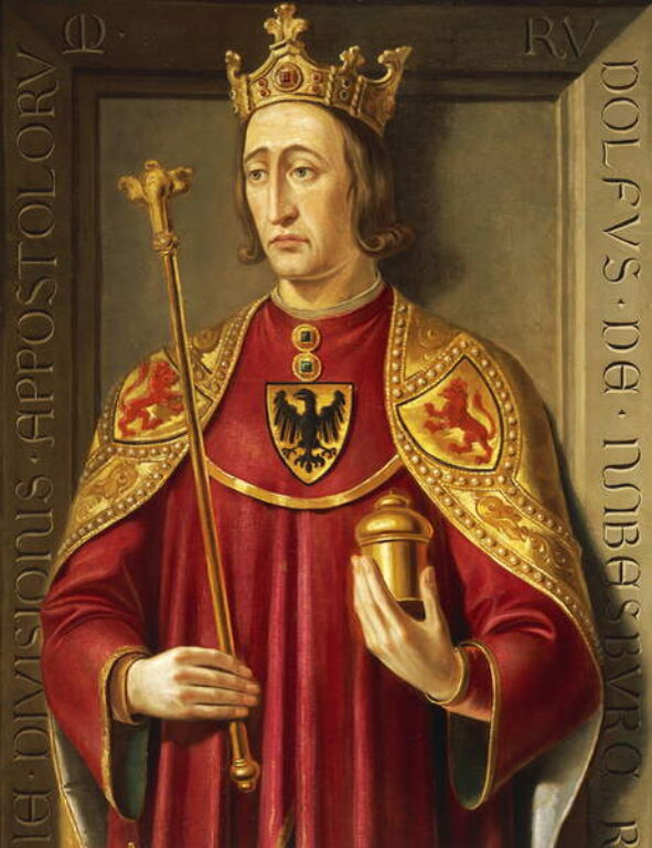 Новый император Священной Римской Империи Рудольф Габсбург