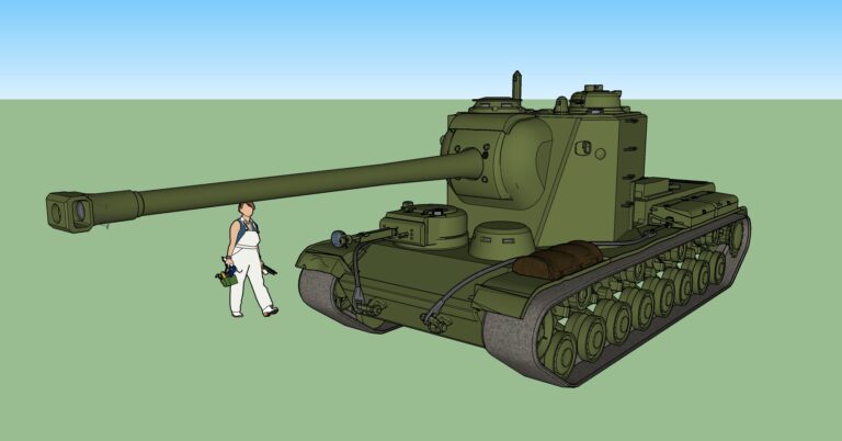 КВ-5МЗ - Глубокая модификация танк КВ-5 с качающейся башней