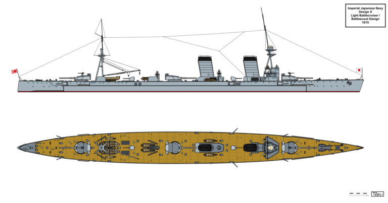 Лёгкий линейный крейсер для Японского флота