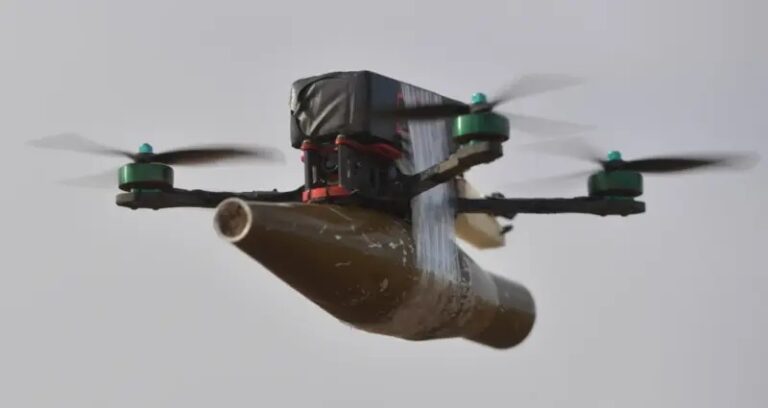 FPV-дрон с гранатой от РПГ