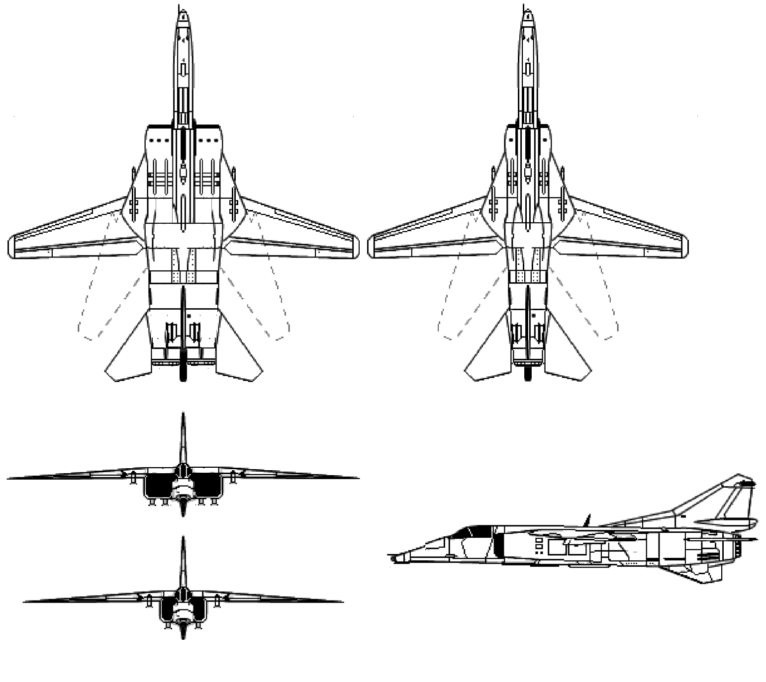 Двойной удар или что если бы МиГ-23 делали с двумя моторами