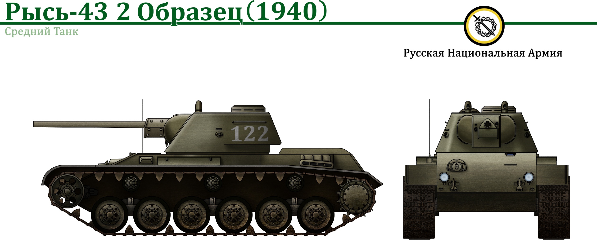 Рысь-43 и Объект 644. История развития среднего танка России из Vladkov Conspiracy Theory