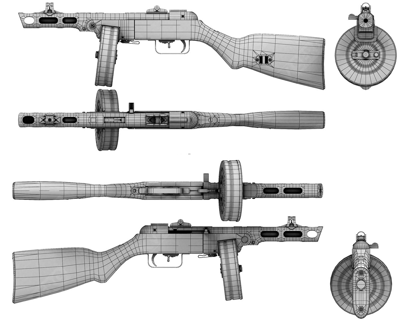 Почти альтернативные укороченные пистолет-пулеметы Дегтярева и Шпагина