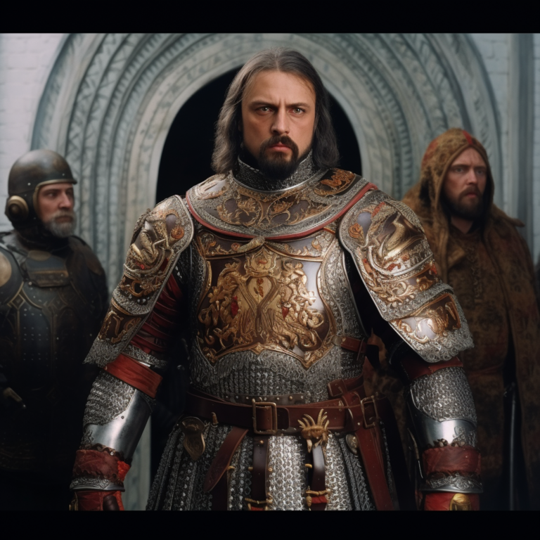 Великий князь Московский Василий II (нейросеть Миджорни)