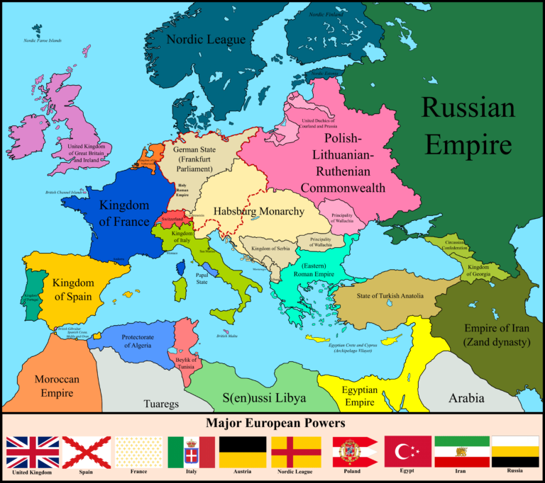Что если бы Семилетняя война закончилась в пользу Франции, а Российская императрица Елизавета Петровна прожила немного дольше