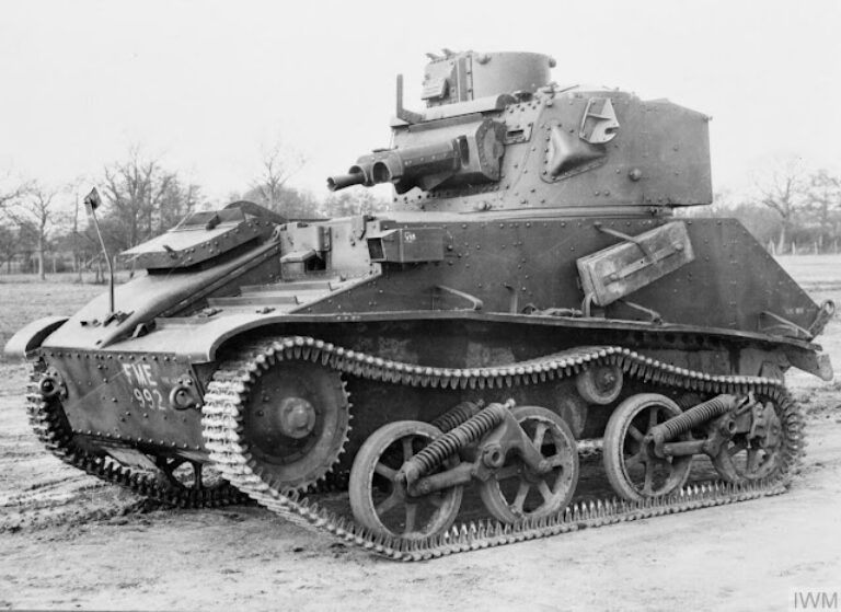 Основной танк британского экспедиционного корпуса Vickers Light Mark VI B