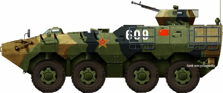 Бронетранспортер ZSL-08. Рисунок Tanks-encyclopedia.com