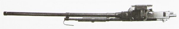 Автоматическая 20 мм пушка ДШ-20 полученная «перекалибровкой» крупнокалиберного пулемёта Дегтярёва 