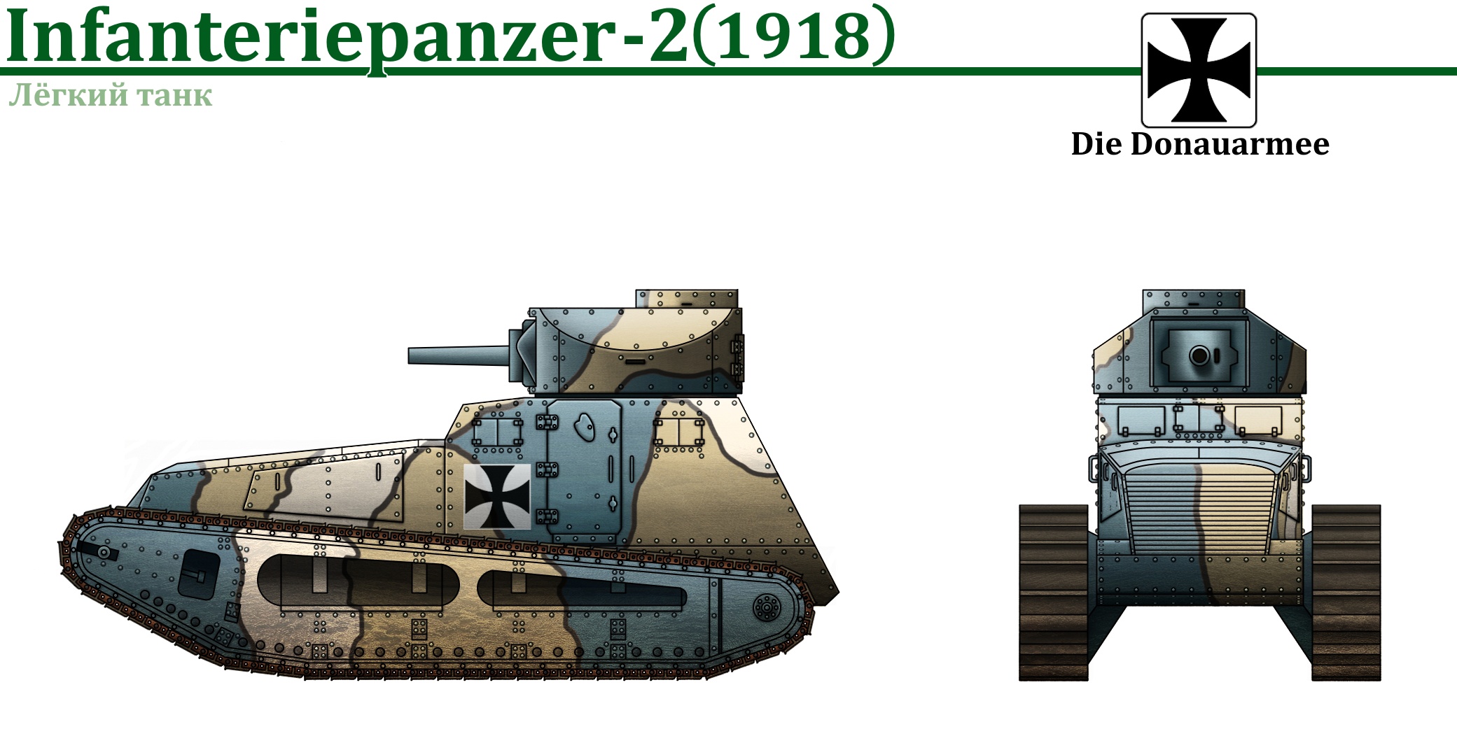 P1H и Infanteriepanzer. История развития первых танков Дунайской монархии из Vladkov Conspiracy Theory