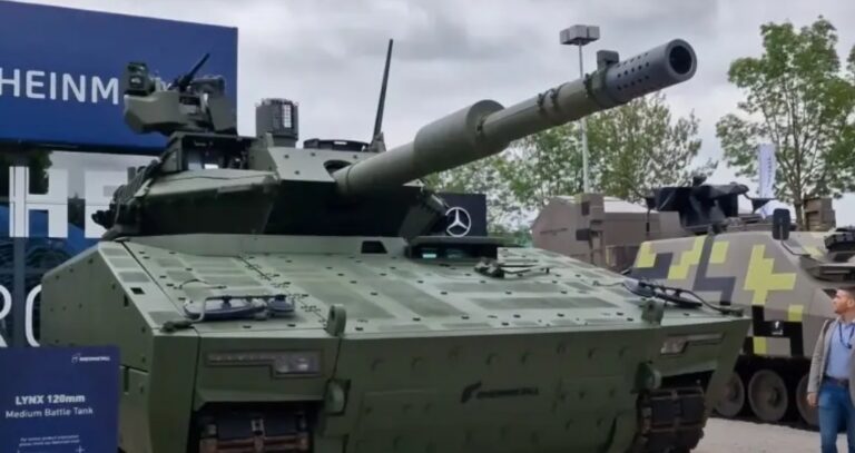 Средние танки возвращаются. Гибрид немецкого Lynx и итальянской Чентауро с башней HITFACT II от компании Rheinmetall