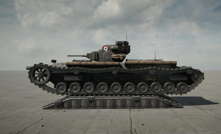 Если бы тяжёлые танки делала Рено. Тяжёлый танк Renault GT. Франция