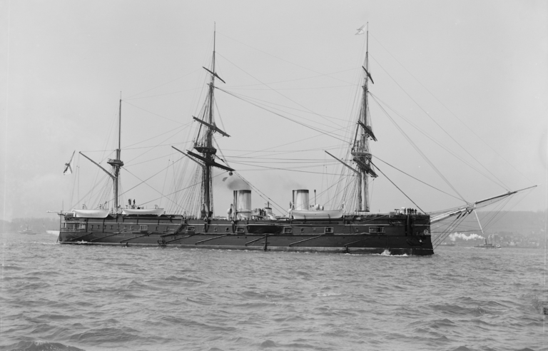 «Дмитрий Донской» в гавани Нью-Йорка, 27 апреля 1893 года