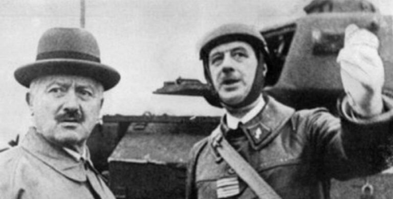 Полковник Шарь де Голль в 1940 году
