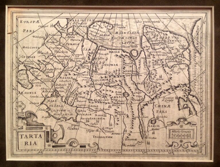 Карта Тартарии Яна Янсона 164–1650 гг