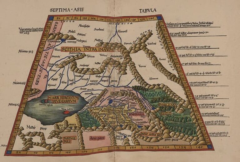 Карты Птолемея, Внешняя Скифия