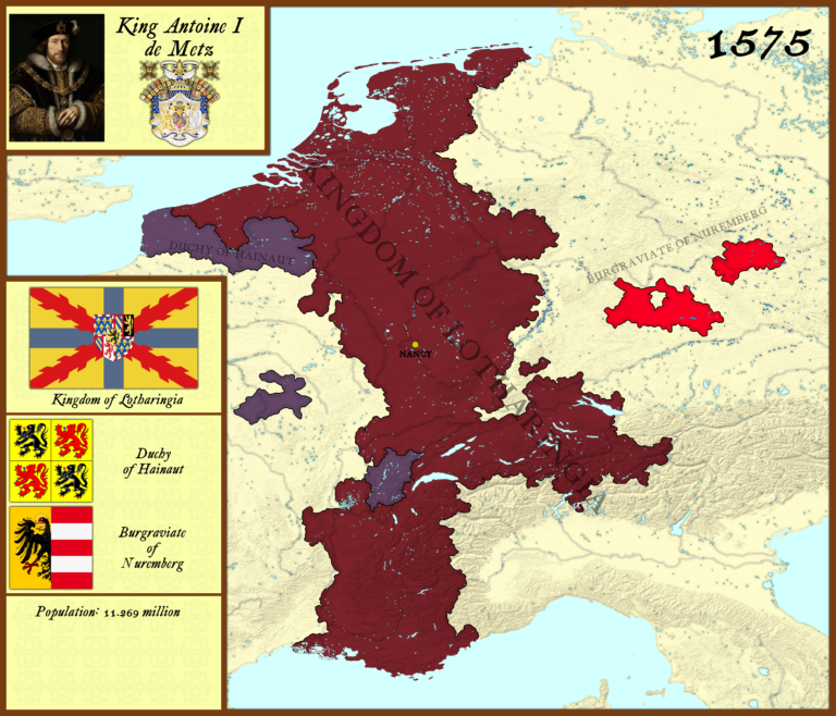 Королевство Лотарингия в 16 веке. Как оно могло появиться