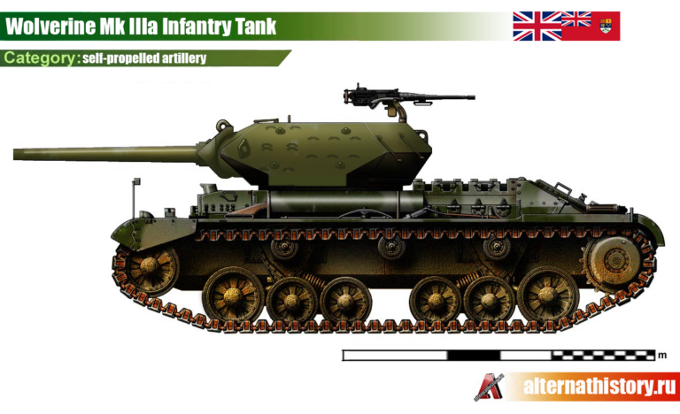 По сути САУ Wolverine Mk IIIa Infantry Tank