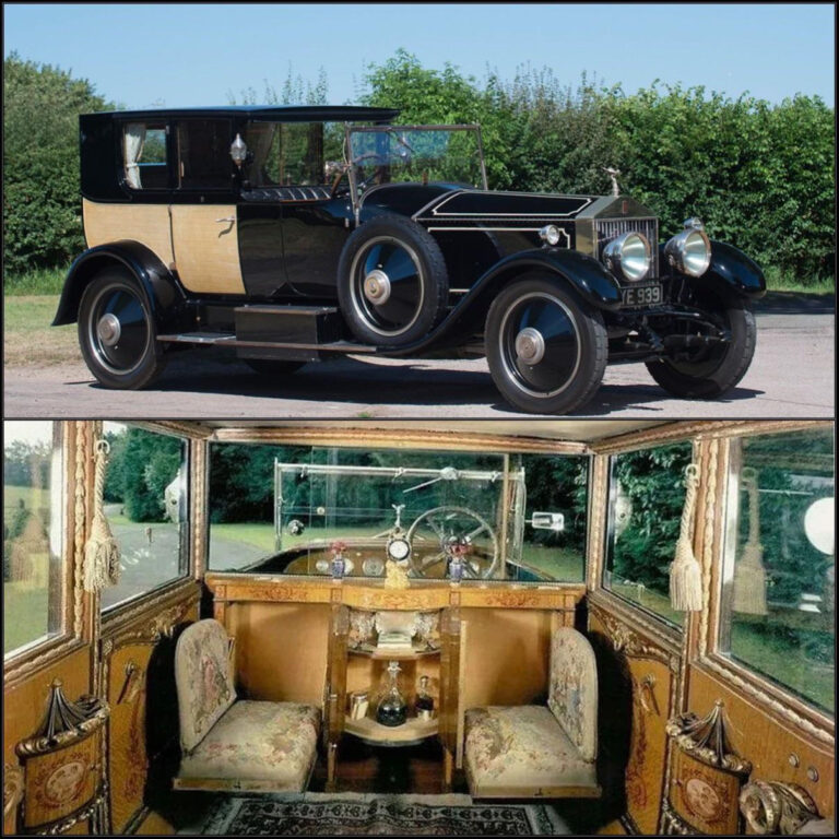 Rolls-Royce Phantom I Sedanca Deville с роскошно отделанным салоном, 1926 г.