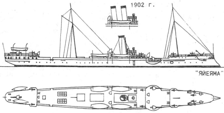 Маленький шаг к Большому флоту. Малый крейсер «Яэяма»