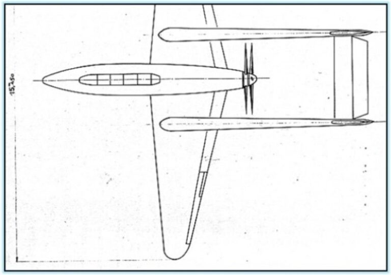 Проект истребителя-штурмовика D.J.12 (Франция. 1939 - 1940 год)