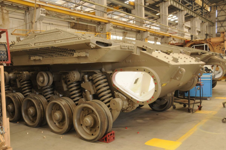 Корпус танка Merkava Mk 3