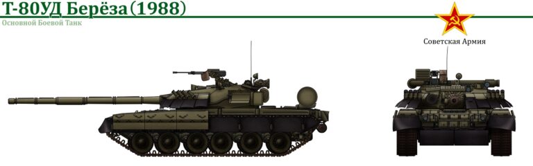 Все иллюстрации модификаций богоподобного танка Т-80. Полная версия