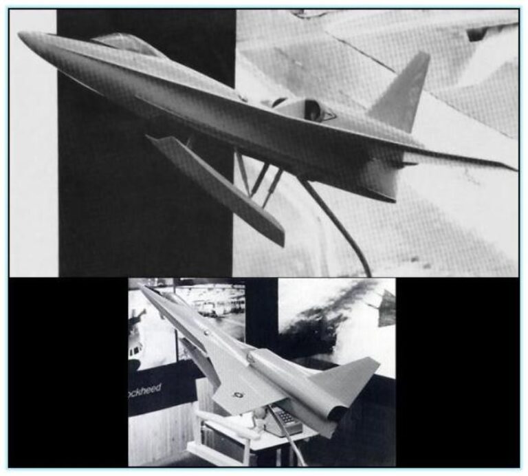 Проект истребителя-гидроплана от "Lockheed" (США. 1974 год)