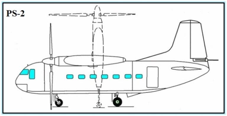 Секретные проекты польских конвертопланов 50-х. PS-1(PS-2) и PS-4 (1956 - 1961 годы)