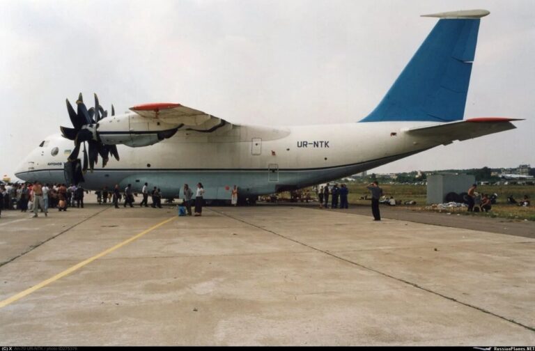 Второй лётный экземпляр Ан-70, 1997 год, авиасалон МАКС-2007