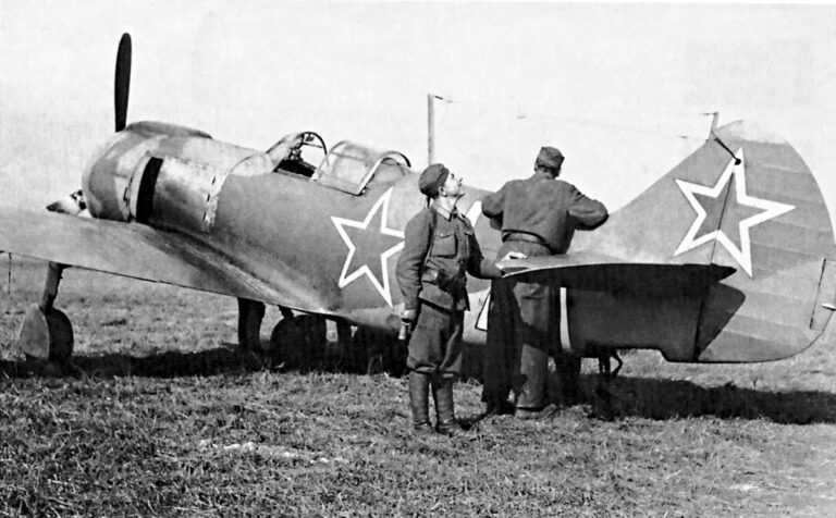 Советский одномоторный истребитель Ла-5 с мотором М-82 © ОДК