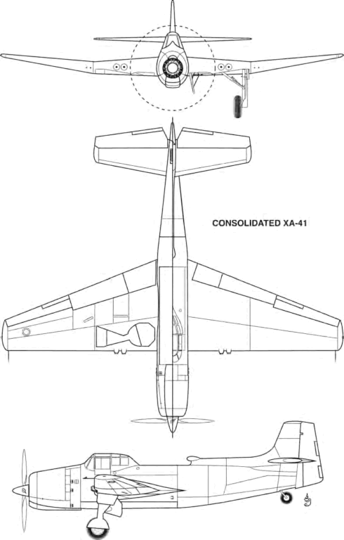 Ил-2 по-американски. Vultee A-41. США