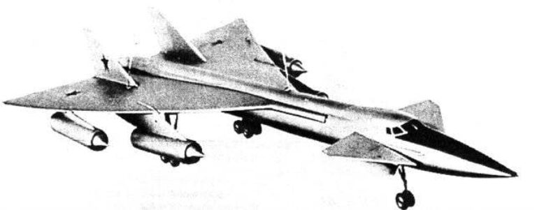 Ранний вариант проекта М-56 с двигателями под крылом. Фото Aviadejavu.ru