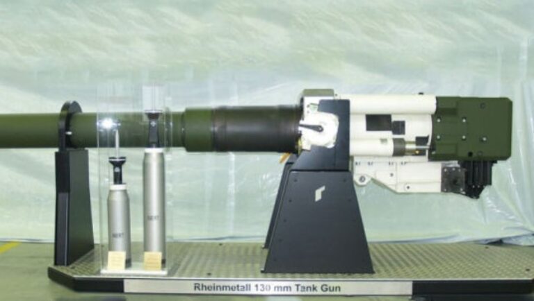 Демонстратор новой 130-мм/51 танковой пушки Rheinmetall (vpk.name)