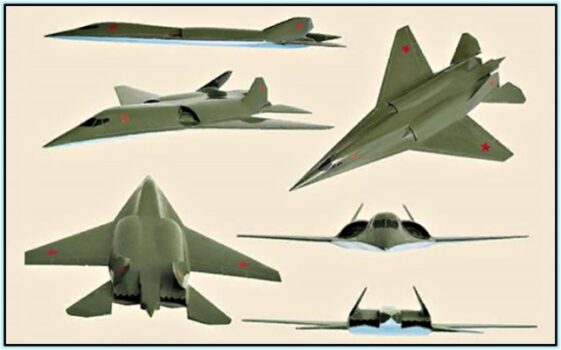 Не взлетевшая замена Ту-22. Сверхзвуковой стелс-бомбардировщик Ту-170. СССР Источник - https://military-exotic.blogspot.com/2025/03/170-1980-1990.html