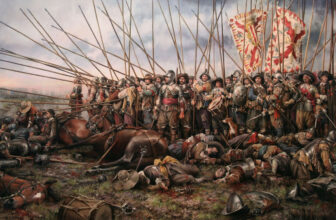 Последняя терция в сражении при Рокруа. Художник: Augusto Ferrer-Dalmau
