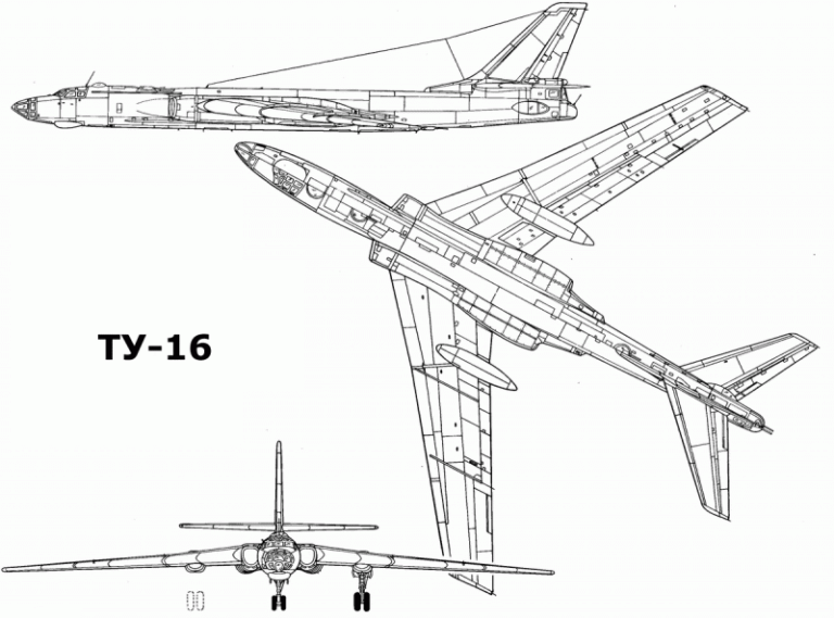 Самолёт-эпоха. Бомбардировщик Туполев Ту-16. СССР