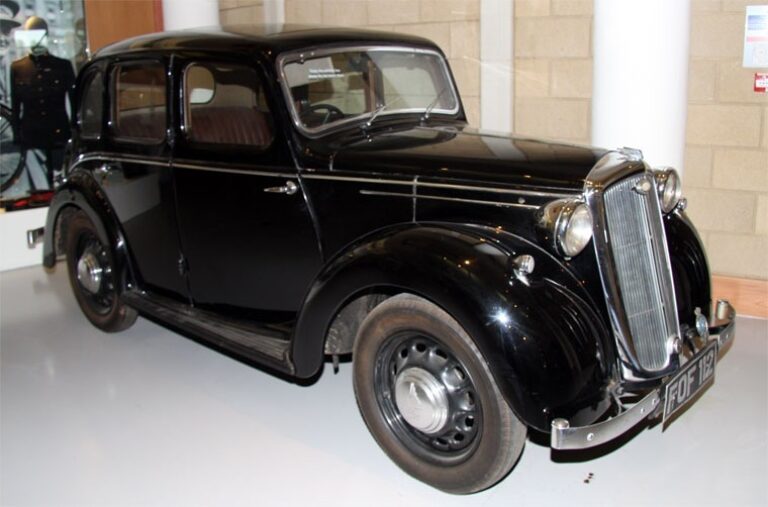 Wolseley 8HP Saloon. Прототип 1939 года.