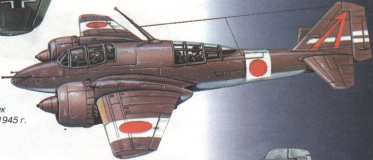Ki-46-III KAI - оригинальное расположение для атакующего вооружения