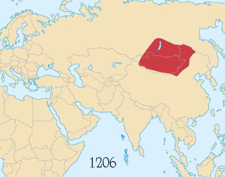 Расширение монгольской империи.
