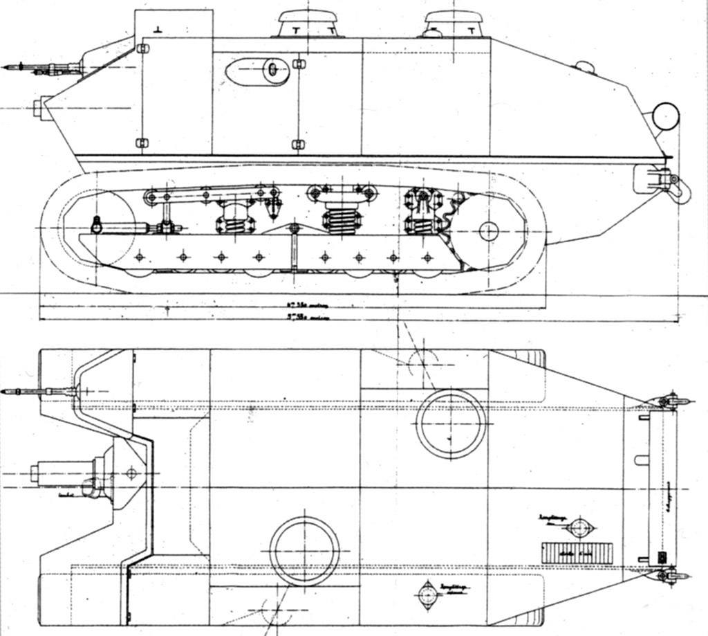 Schneider CA.3, исходно с башней, но дальше от нее избавились