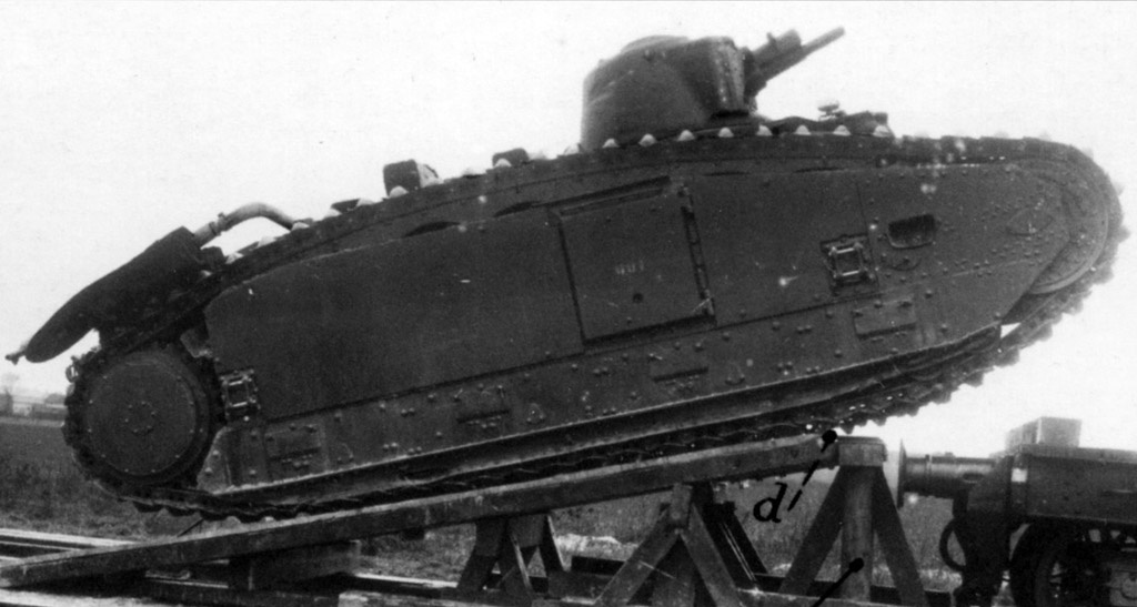Опытный Char B1, который уже сложно было назвать средним танком