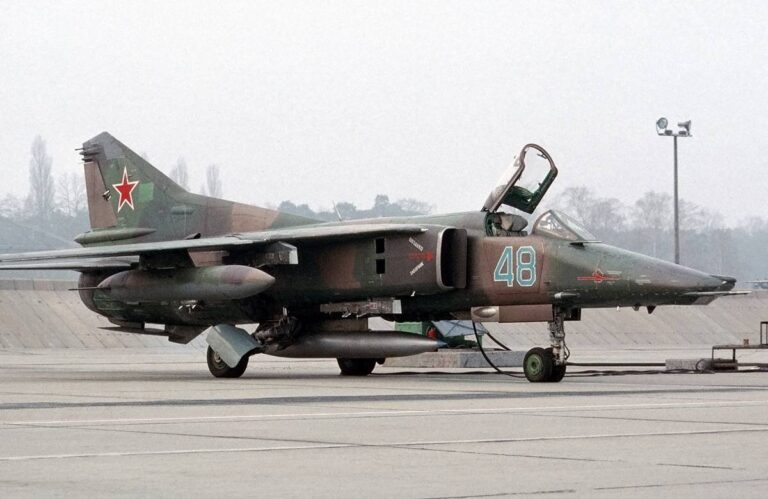 МиГ-27К в Германии в составе ЗГВ в начале 1990-х