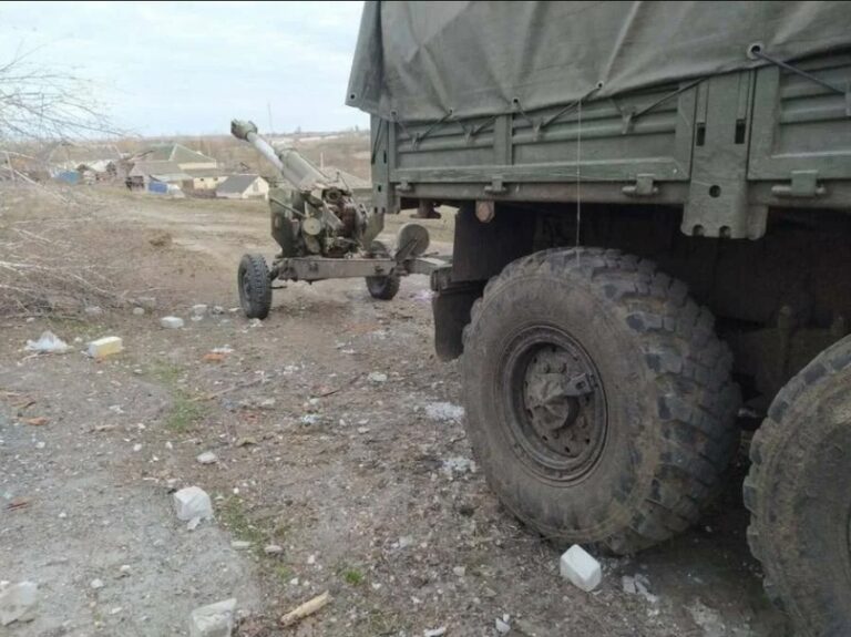 ВСУшная Нона на прицепе КрАЗа