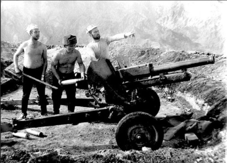 Горная пушка 2А2 в Афгане