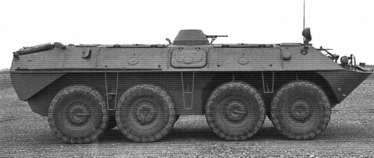 "Объект 1015Б", вид сбоку. Фото "Отечественные бронированные машины. XX век"