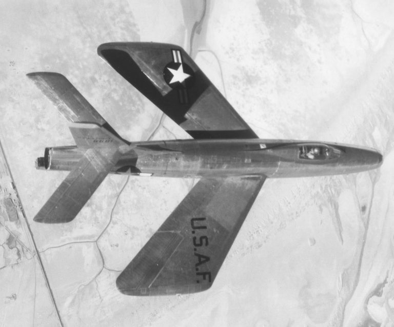 прототип истребителя-перехватчика Republic XF-91 Thunderceptor
