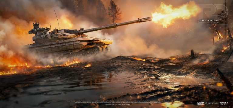 Т-104 Бастион ведёт бой в Финляндии