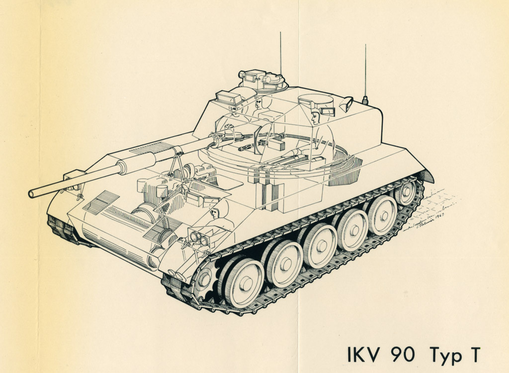 А вот такое чудо инженерной мысли Bofors родила на конкурс, который привел к созданию Ikv 91